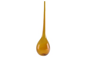 Vaso Bolle vetro di Murano marrone bull Nasonmoretti
