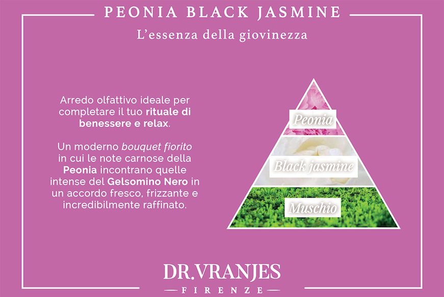 Home fragrance Peonia Black Jasmine Dr. Vranjes