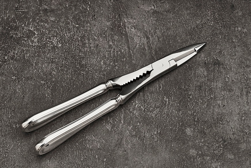 Pinza aragosta argento 50 grammi in stile Inglese usato ricondizionato Zanolli Vintage