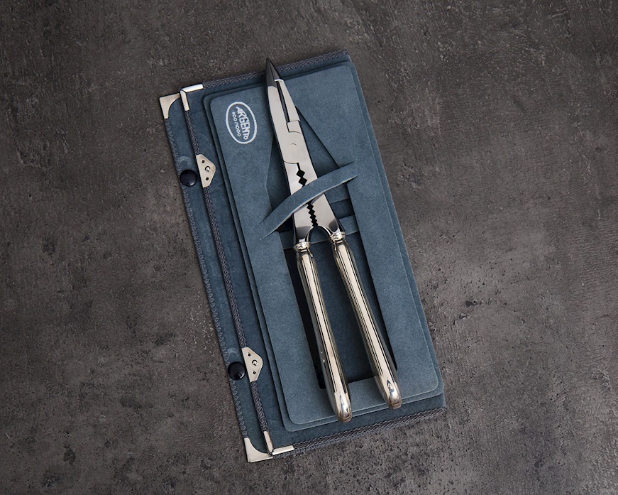 Pinza aragosta argento 50 grammi in stile Inglese usato ricondizionato Zanolli Vintage