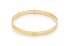 Rigid bracelet Lux in gilded bronze Unoaerre