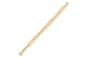 Bracelet Dinamica in gilded bronze Unoaerre