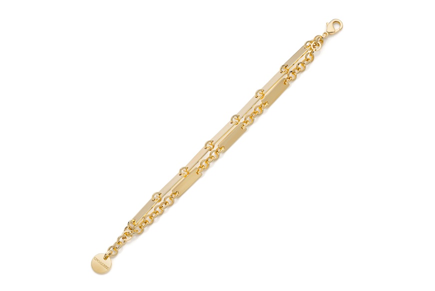 Bracelet Lux in gilded bronze Unoaerre