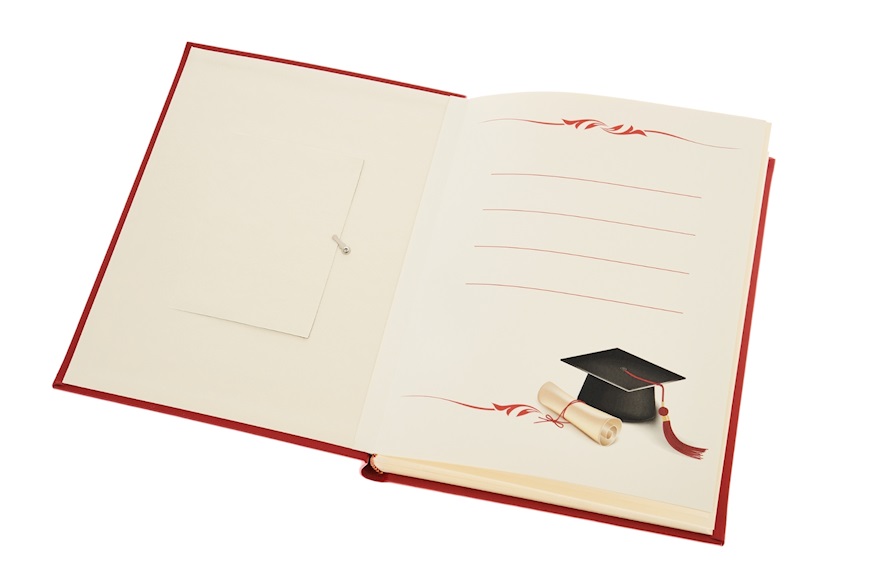 Idea regalo Laurea Album Laurea argento pvd con cornice Selezione Zanolli