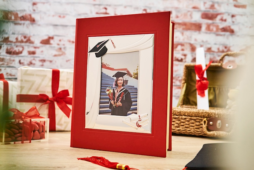 Idea regalo Laurea Album Laurea argento pvd con cornice Selezione Zanolli