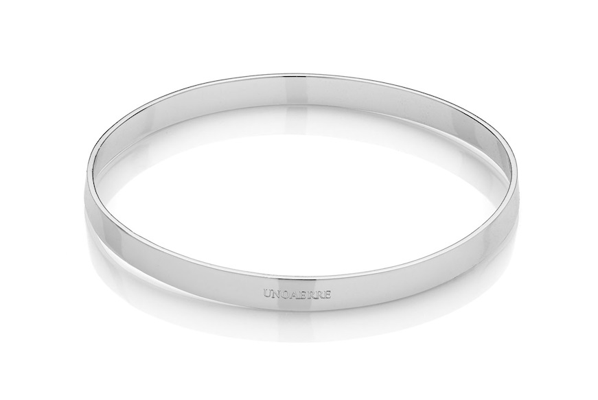 Bracciale rigido Lux in bronzo argento Unoaerre