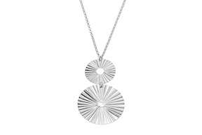 Collana Ego argento con cerchi pendenti Selezione Zanolli