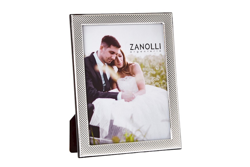 Picture Frame pvd Silver with thin band Selezione Zanolli