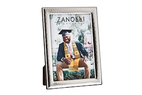 Picture Frame pvd Silver with thin band Selezione Zanolli