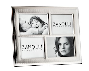 Picture Frame pvd Silver with four lights Selezione Zanolli