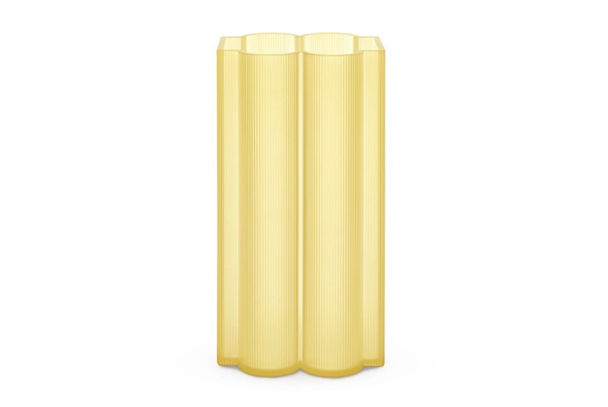 Vase Okra yellow Kartell