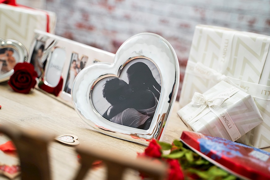 Picture frame Cuore pvd Silver Selezione Zanolli