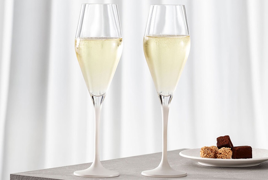 Flute set Manufacture Rock crystal 4 pieces Villeroy & Boch