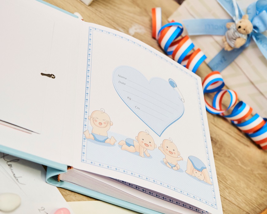 Album Orsetto con Cuore celeste Selezione Zanolli