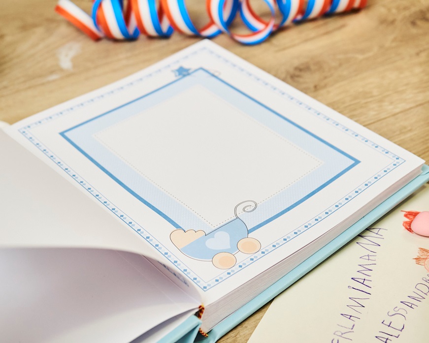 Album Orsetto con Cuore celeste Selezione Zanolli