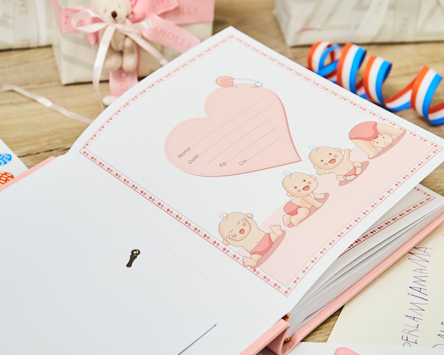 Album Orsetto con Cuore rosa Selezione Zanolli