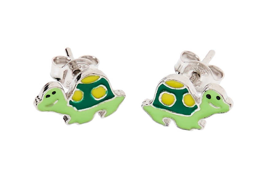 Orecchini bimba Tartaruga argento Selezione Zanolli