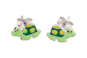 Orecchini bimba Tartaruga argento Selezione Zanolli