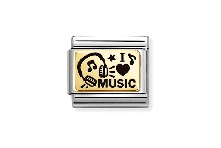 I Love Music Composable acciaio e oro Nomination