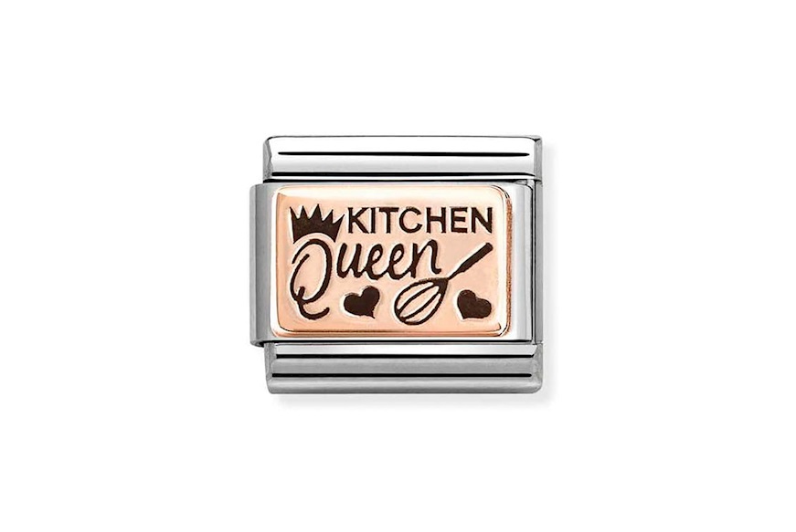 Kitchen Queen Composable steel and rosè gold Nomination