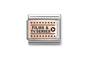 Films and Tv Series Composable steel and rosè gold Nomination