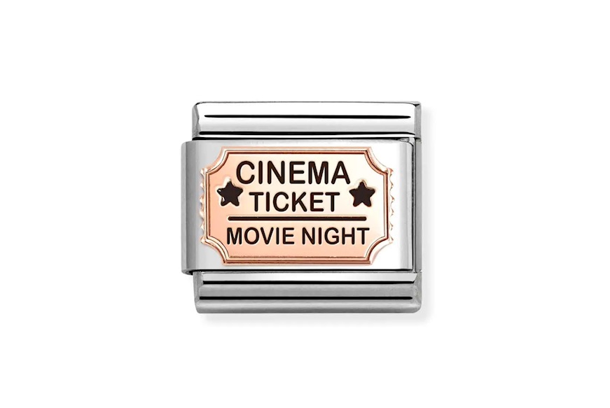 Cinema Ticket Composable steel and rosè gold Nomination