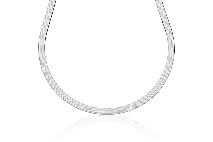 Necklace Herringbone silver Unoaerre