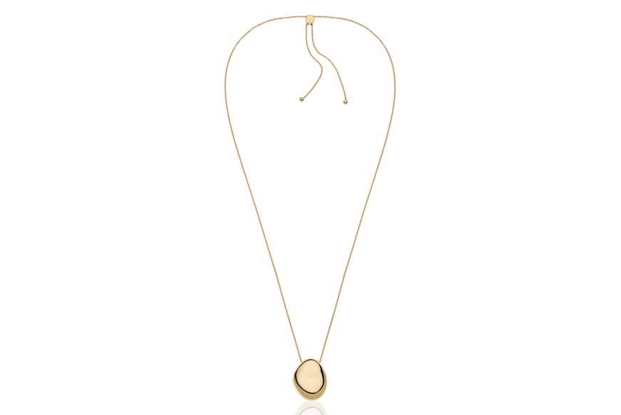 Collana Boule argento dorato Unoaerre