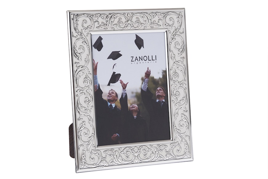 Picture frame bilaminated Silver in Impero style Selezione Zanolli