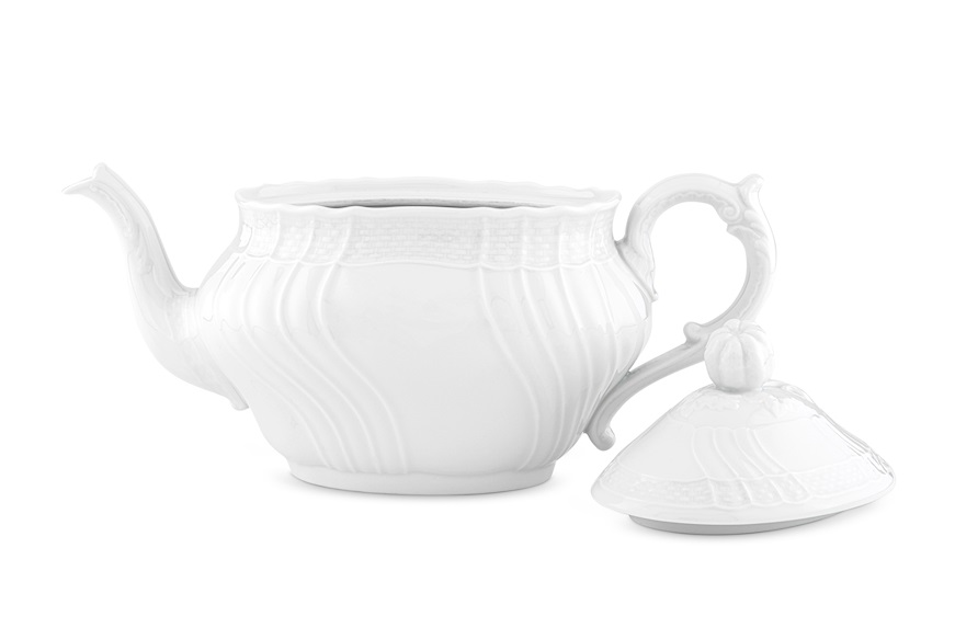 Teapot Vecchio Ginori porcelain for 6 people Richard Ginori