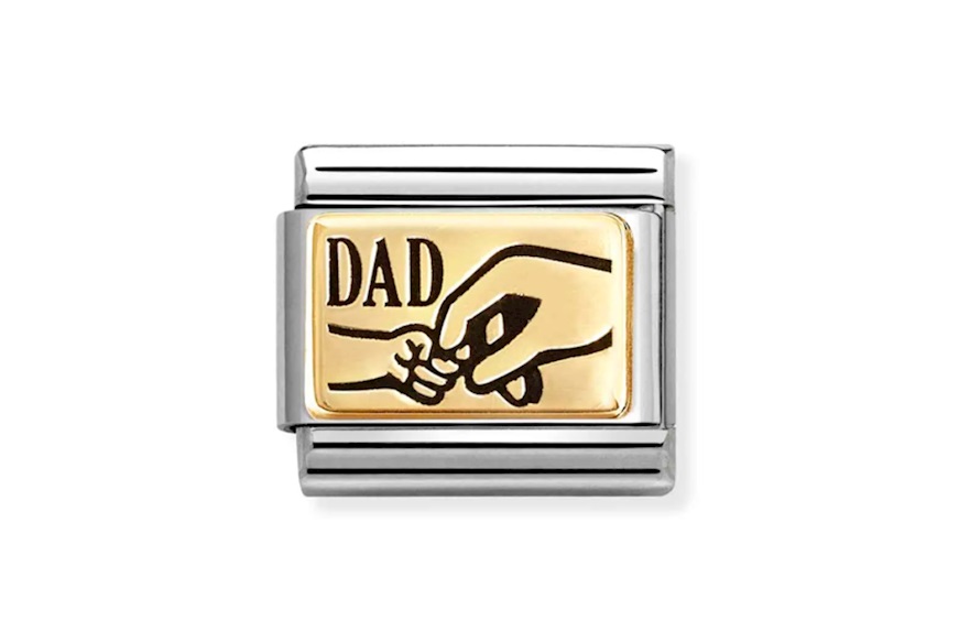 Dad Mano Composable acciaio e oro Nomination