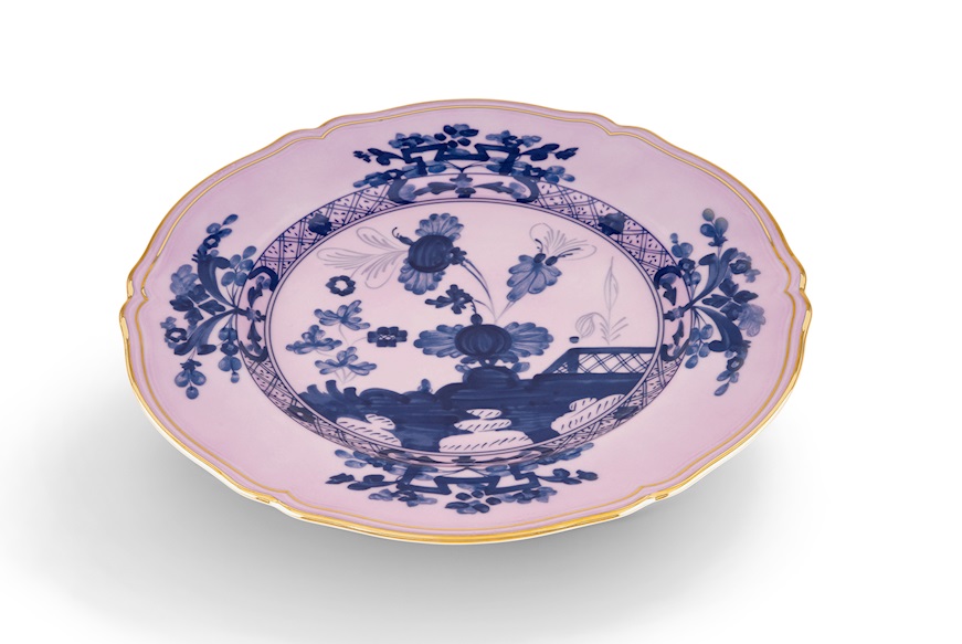 Charger plate Oriente Italiano Azalea porcelain Richard Ginori