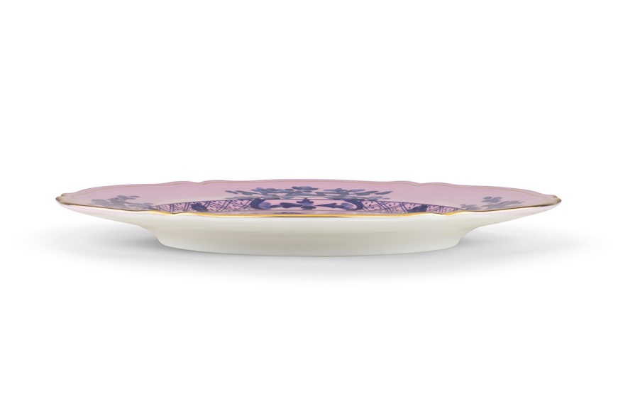 Charger plate Oriente Italiano Azalea porcelain Richard Ginori