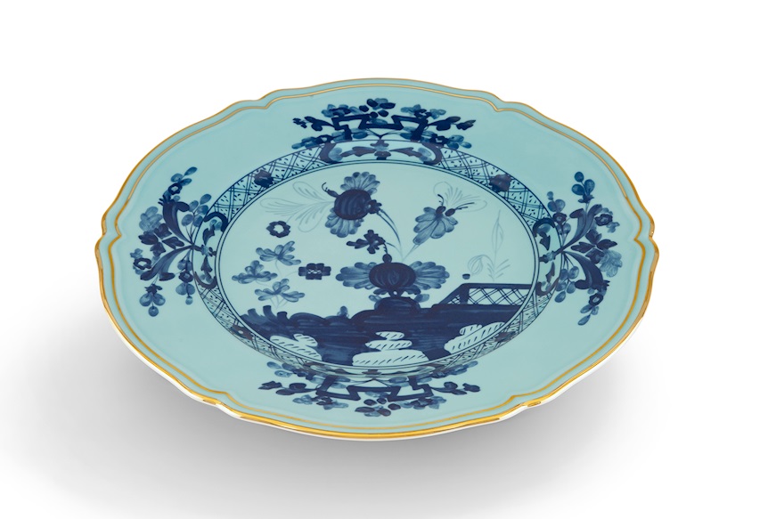 Charger plate Oriente Italiano Iris porcelain Richard Ginori