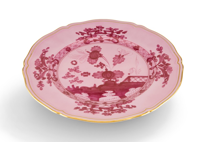 Charger plate Oriente Italiano Porpora porcelain Richard Ginori