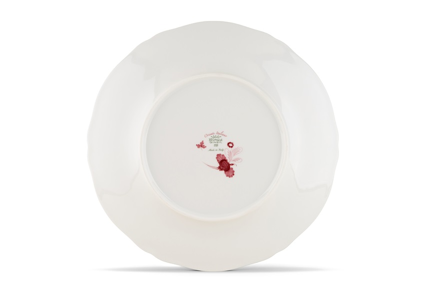 Charger plate Oriente Italiano Porpora porcelain Richard Ginori