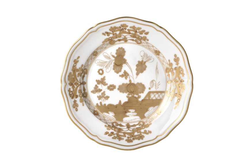 Bread plate Oriente Italiano Aurum porcelain Richard Ginori