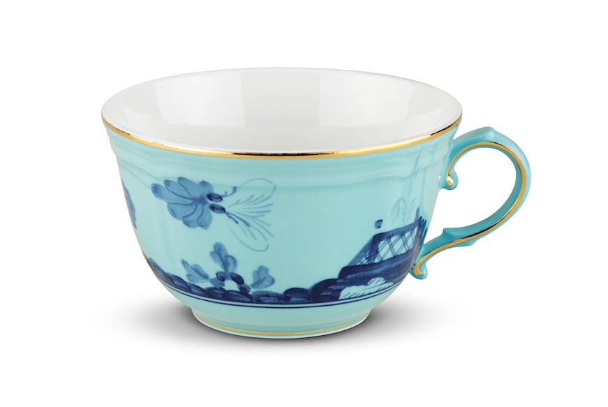 Tea cup Oriente Italiano Iris porcelain Richard Ginori