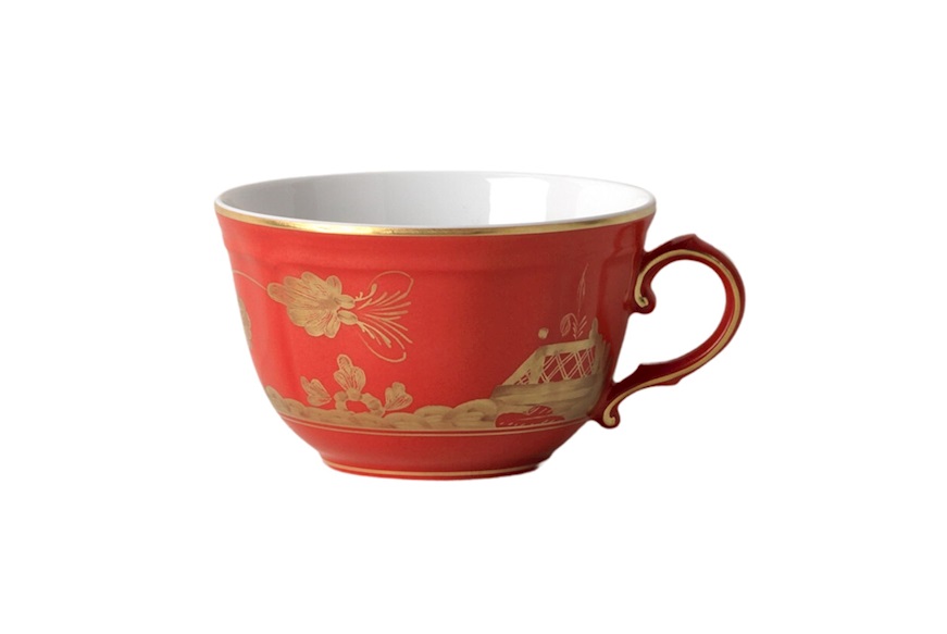 Tazza the Oriente Italiano Rubrum porcellana Richard Ginori
