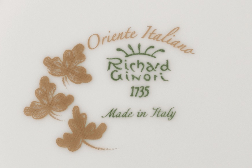 Vaso Ming Oriente Italiano Aurum porcellana Richard Ginori