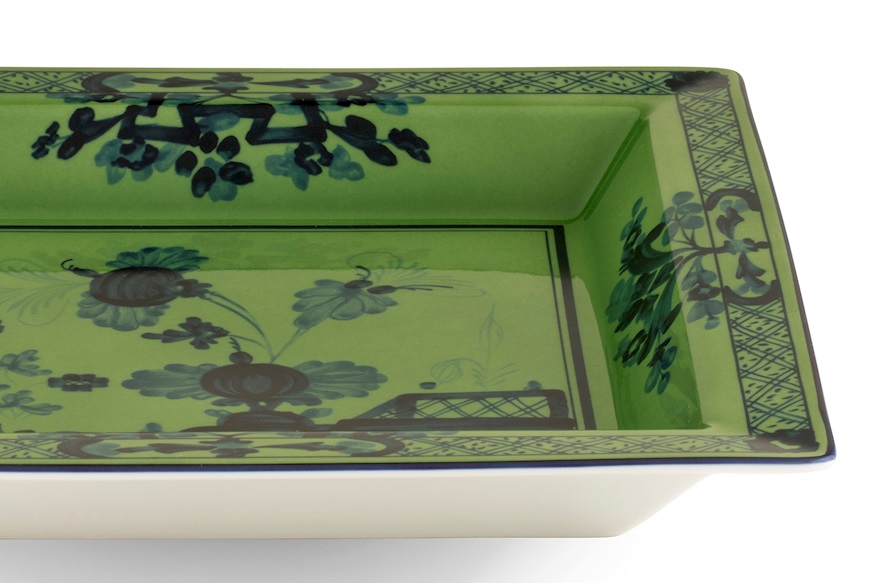 Valet tray Oriente Italiano Malachi porcelain Richard Ginori