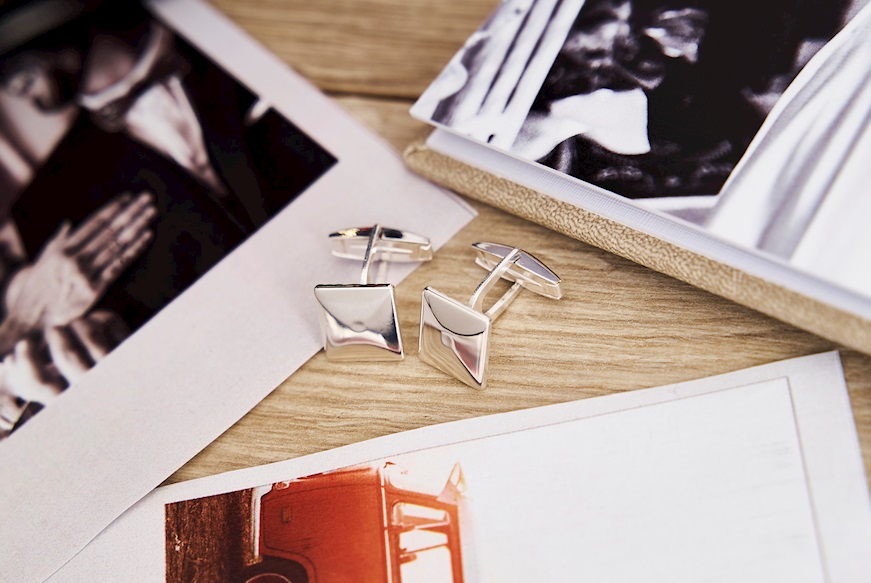 Square Cufflinks silver Selezione Zanolli