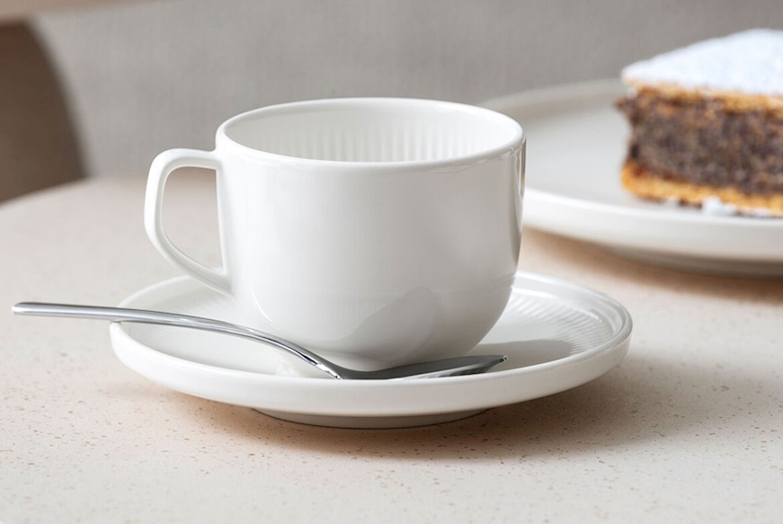 Piatto espresso Afina porcellana Villeroy & Boch