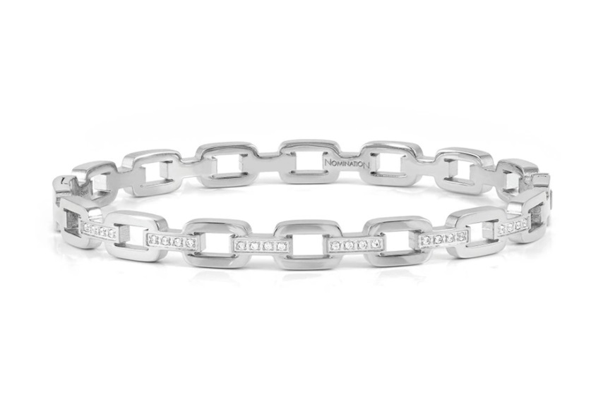 Bracelet Pretty Bangles steel chain with zircons Nomination
