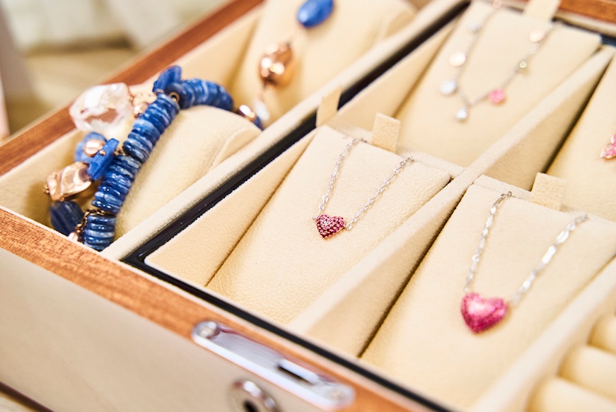 Bracelet Crysalis silver gold with pink zircon heart Nomination