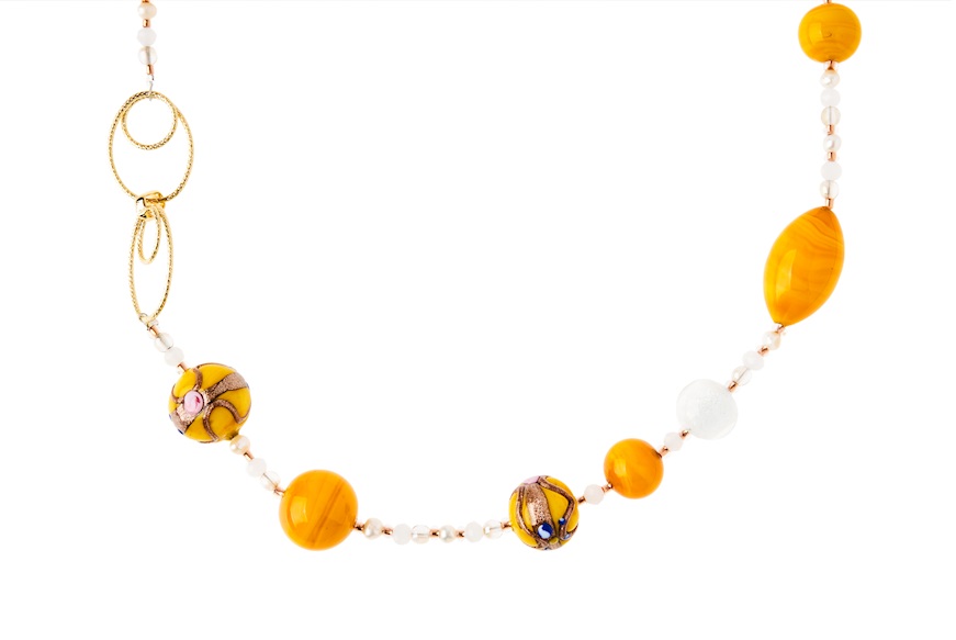 Necklace Norma orange Antica Murrina