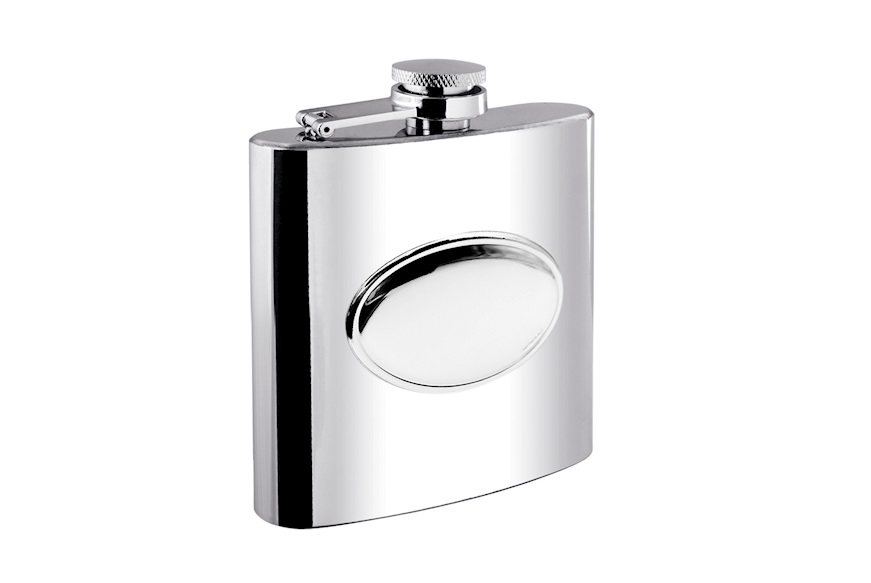 Flask steel with blazon Selezione Zanolli