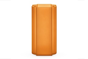 Vaso Okra alto arancione Kartell