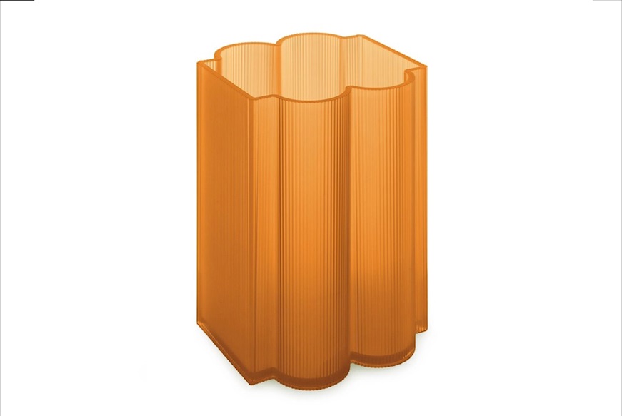 Vase Okra orange Kartell
