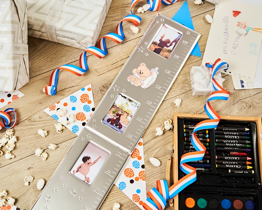 Metro portafoto argento pvd Orsetto Celeste Selezione Zanolli